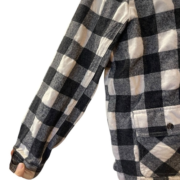 J. Crew Men’s Buffalo Plaid Wool Blend Long Sleeve Pullover Shirt Size Small - Picture 5 of 9